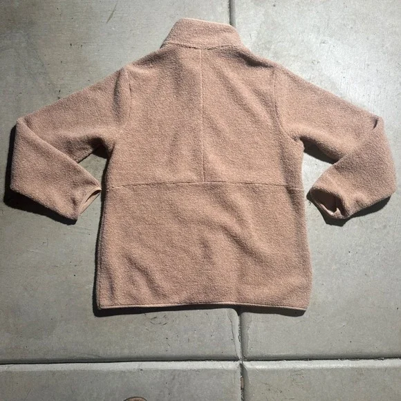 Patagonia Fleece Pullover Womens Large Brown Wool Blend 22935 EXCELLENT 1/4 Zip - Picture 9 of 10